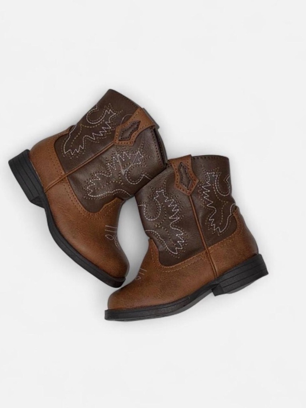 Brown Western Toddler Boots